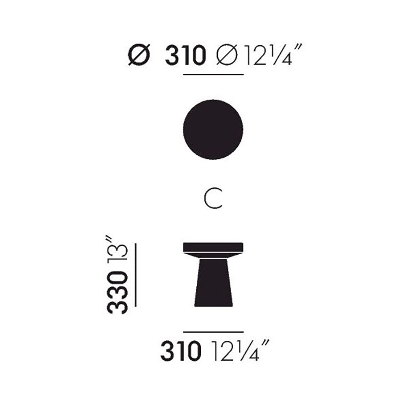 Vitra Cork C Beistelltisch