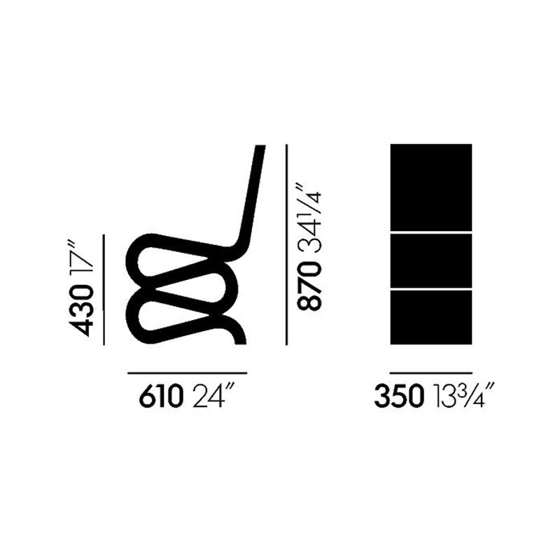 Vitra Wiggle Side Chair Stuhl