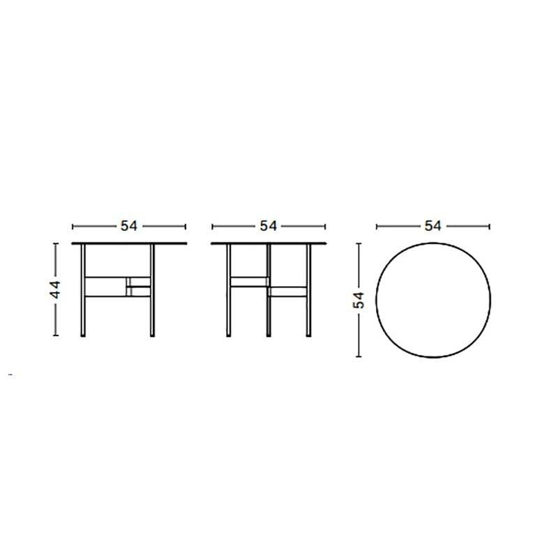 HAY Shim Beistelltisch Ø 54cm