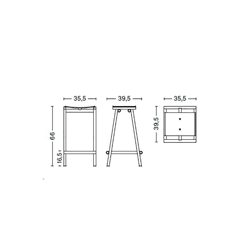 HAY Taburete 8 Barhocker 65cm