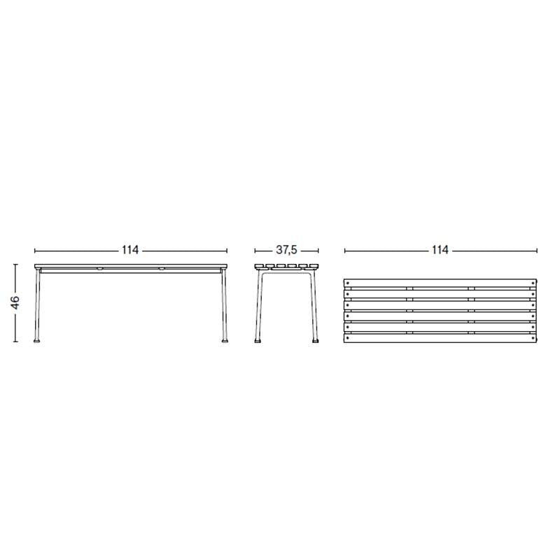 HAY Traverse Gartenbank 114cm