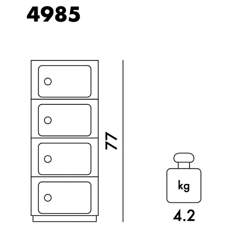 Kartell Componibili 4 Container