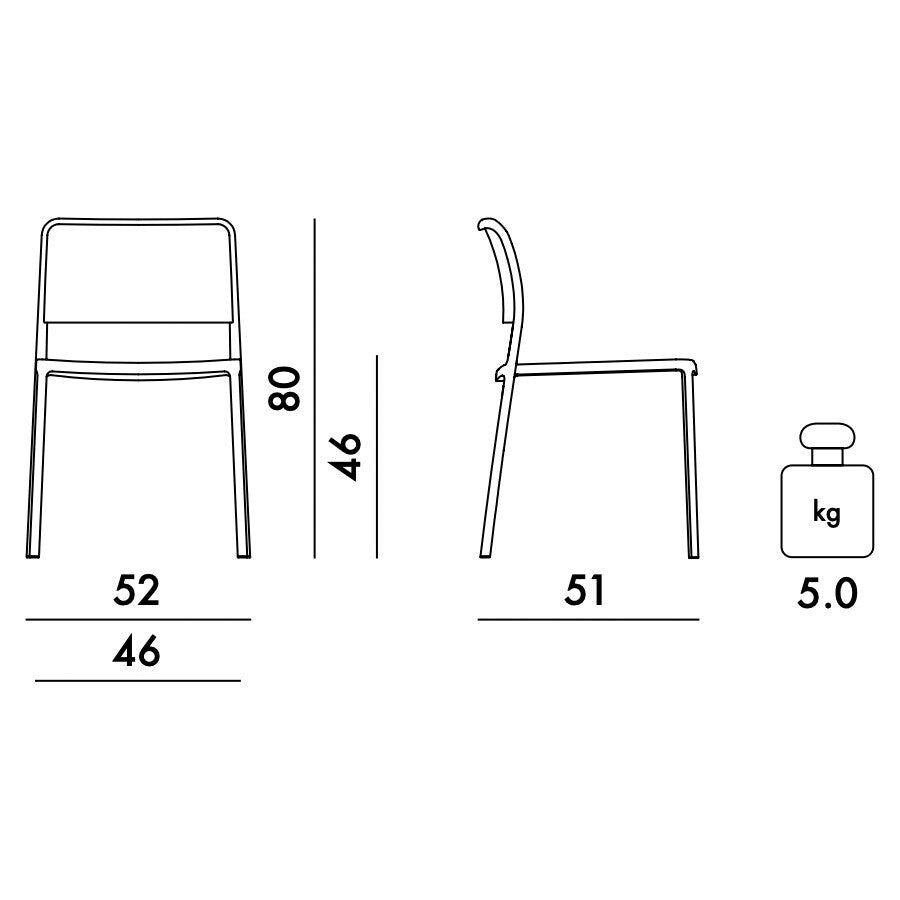 Kartell Audrey Gartenstuhl