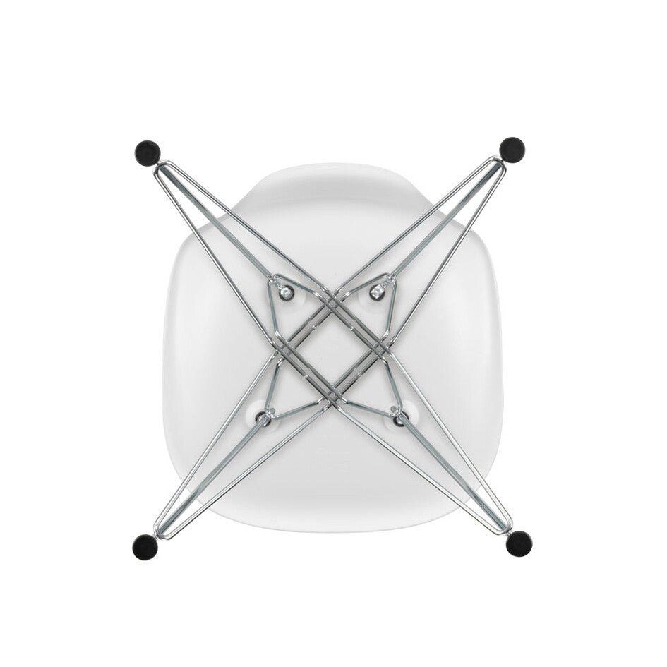 Vitra Eames Plastic Side Chair DSR RE verchromt