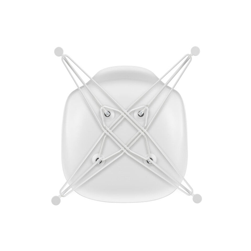 Vitra Eames Plastic Side Chair DSR RE Gestell weiß