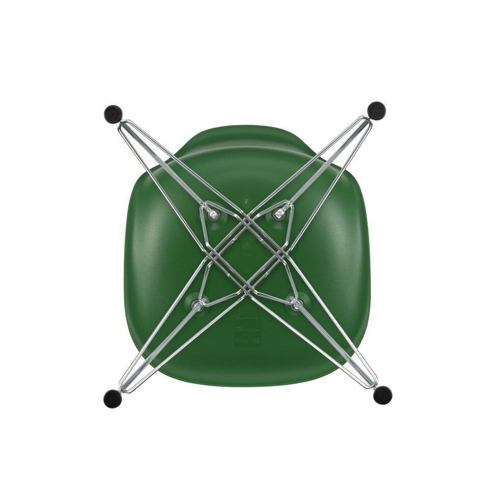 Vitra Eames Plastic Side Chair DSR RE verchromt