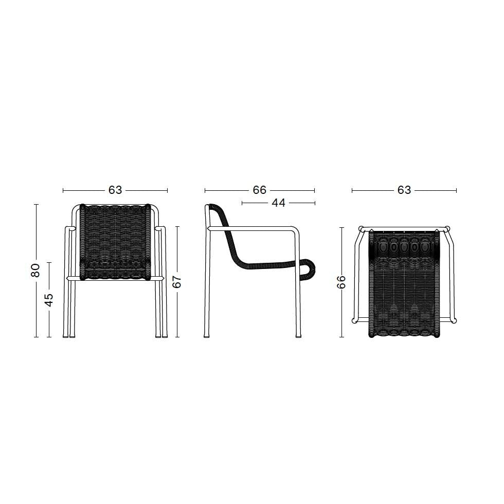 HAY Palissade Cord Dining Chair