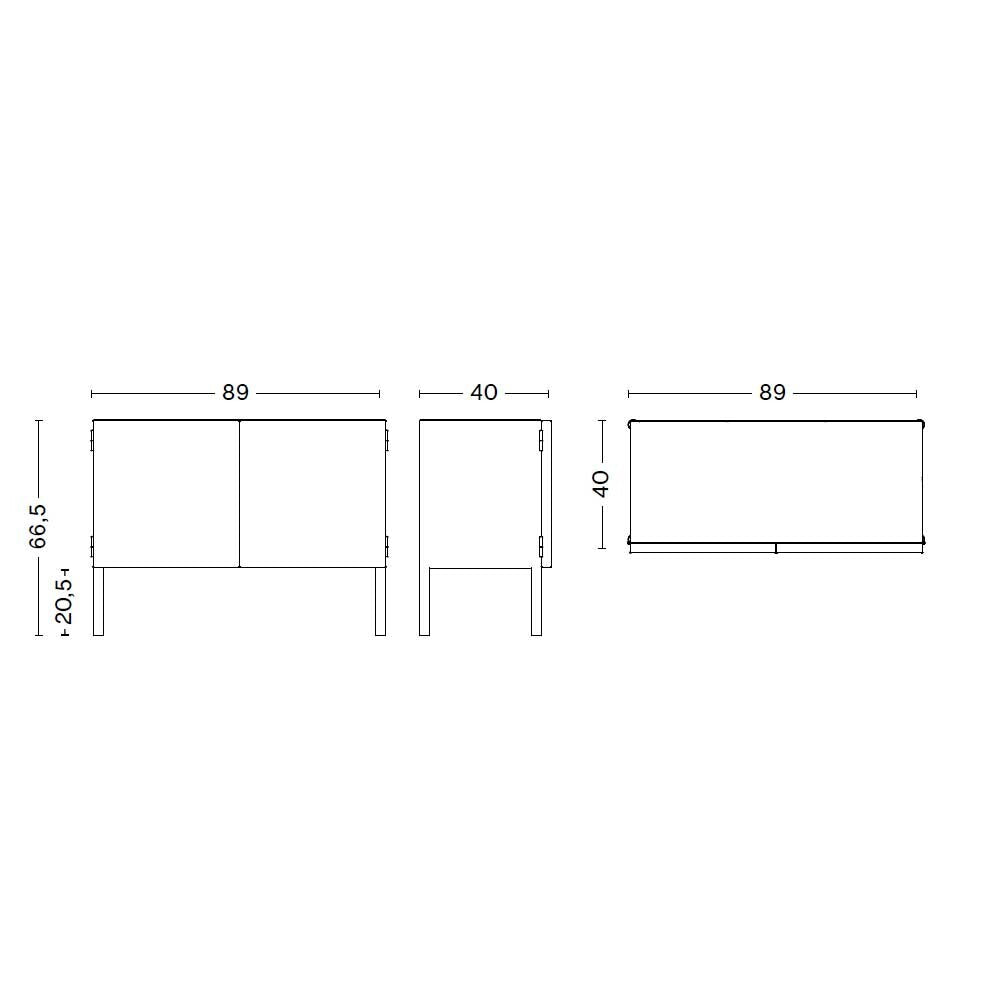HAY Perforated Sideboard S